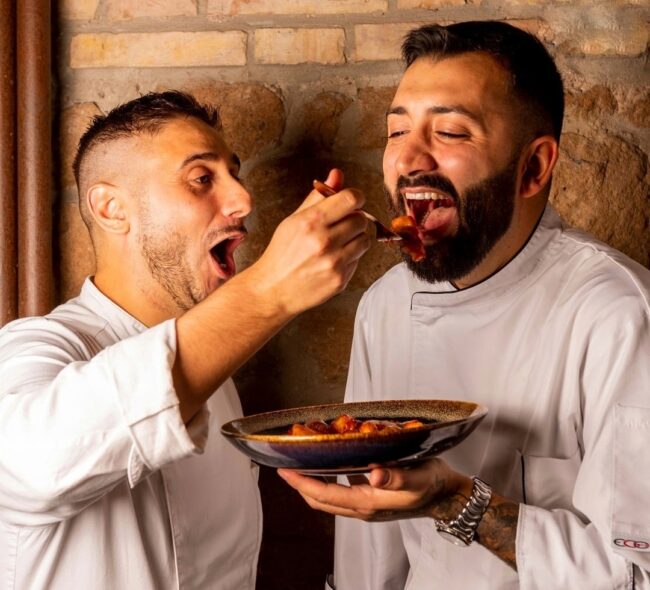 the chefs of the wine bar Verso