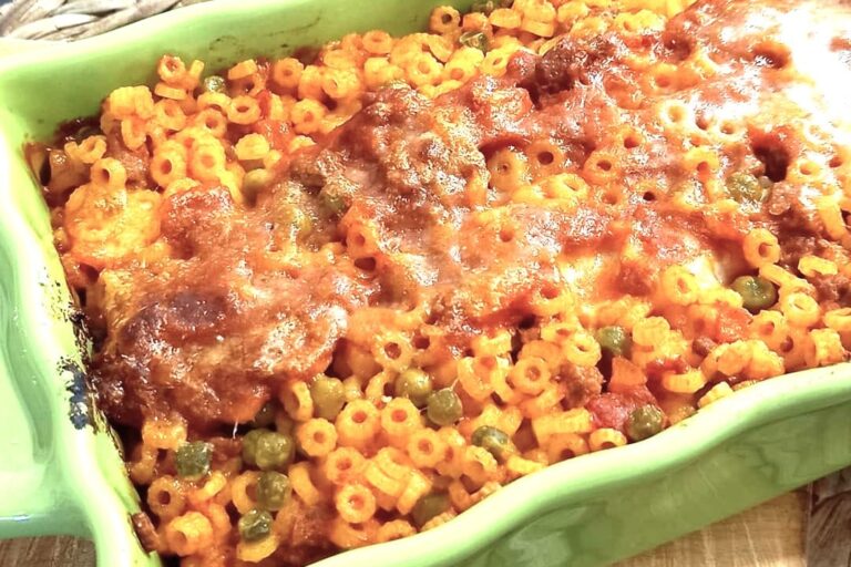 baked anellini pasta